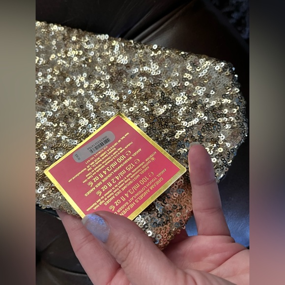 Victoria's Secret clutch, make up bag! Gold., new - Picture 5 of 6